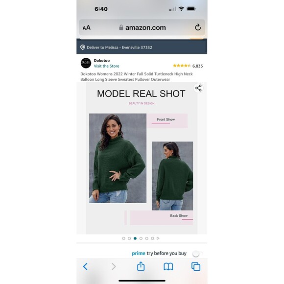 Amazon tik tok inspired viral SWEATER - Picture 9 of 9